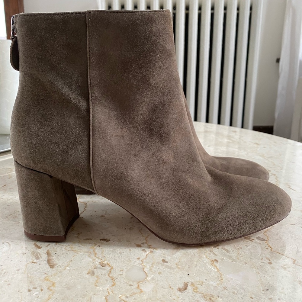 Sole Society Suede Booties, Size 9.5